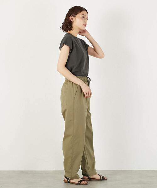 STAR&STRIPE(スターアンドストライプ)の「《別注》【STAR&STRIPE /スターアンドストライプ】フレンチスリーブ(Tシャツ/カットソー・レディース・ホワイト/ブラウン/ブルー/チャコールグレー・FREE)」の6枚目の写真