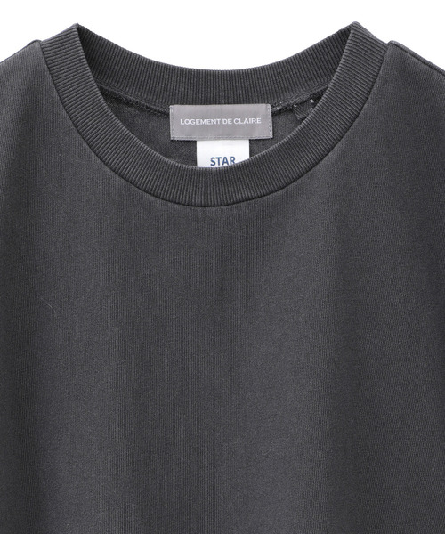 STAR&STRIPE(スターアンドストライプ)の「《別注》【STAR&STRIPE /スターアンドストライプ】フレンチスリーブ(Tシャツ/カットソー・レディース・ホワイト/ブラウン/ブルー/チャコールグレー・FREE)」の11枚目の写真