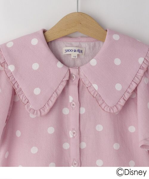 Disney（ディズニー）の「【DISNEY】耳付き衿ブラウス（シャツ/ブラウス・キッズ・ブラック系/ピンク系1・10/11/12）」の5枚目の写真