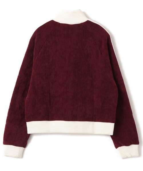 adidas(アディダス)の「adidas VELOUR KNIT TRACK TOP / アディダス ベロア ニット トラック トップ(その他アウター・レディース・バーガンディー・L/M/S)」の9枚目の写真