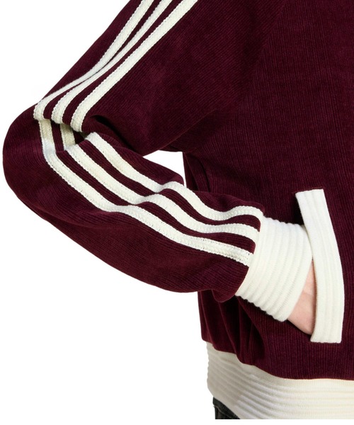 adidas VELOUR KNIT TRACK TOP / アディダス ベロア ニット トラック