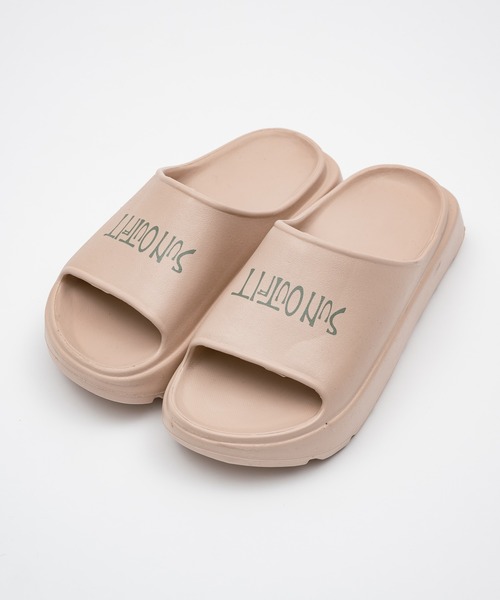 INTER FACTORY（インターファクトリー）の「moeka - SUNOUTFIT 厚底ロゴサンダル（サンダル・レディース・ベージュ・LARGE/MEDIUM/SMALL）」の17枚目の写真