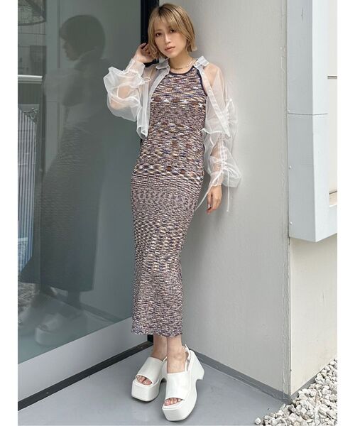 MURUA（ムルーア）の「ロングニットワンピース（ワンピース・レディース・その他2/その他・FREE）」の9枚目の写真