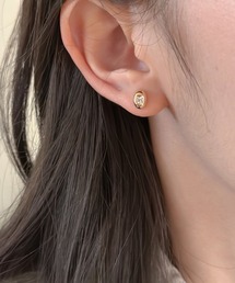 YU-KA:ポイントジルコニア スタッドピアス zirconia stud pierce