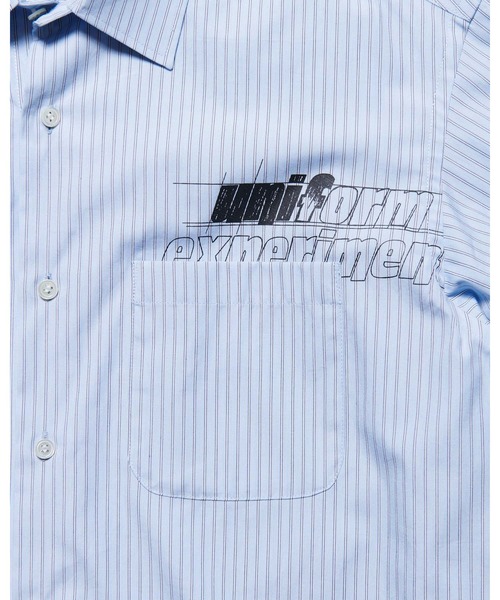 uniform experiment（ユニフォームエクスペリメント）の「IN-PROCESS PRINT SHIRT（シャツ/ブラウス・メンズ・ホワイト/ライトブルー・3/2/1/4）」の10枚目の写真