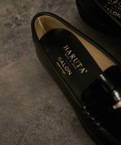 HARUTA（ハルタ）の「【HARUTA（ハルタ） for SALON】別注ガラスレザーローファー（ローファー・レディース・ボルドー/ブラック/ブラウン系その他・22.5/23.5/24.5/25）」の7枚目の写真