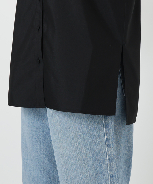 IENA LA BOUCLE（イエナラブークル）の「IENA LA BOUCLE C/Pポプリンフリルカラーシャツ（シャツ/ブラウス・レディース・ブラック/ブルー系その他・FREE）」の21枚目の写真