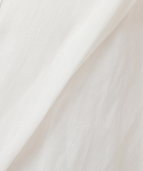 FRAMeWORK(フレームワーク)の「ラミーランタンスリーブバンドカラー(シャツ/ブラウス・レディース・ホワイト/ブラウン/ライトグリーン・FREE)」の15枚目の写真