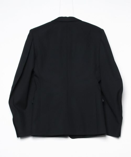 JOHN LAWRENCE SULLIVAN(ジョンローレンスサリバン)の「JOHN LAWRENCE SULLIVAN WOOL BARATHEA MASSIVE ROUNDED SLEEVE SINGLE BREASTED JACKET (1B005-0125-07)(テーラードジャケット・メンズ・ブラック/ブラウン・46)」の3枚目の写真