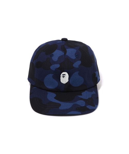 A BATHING APE（アベイシングエイプ）の「COLOR CAMO APE HEAD ONE POINT PANEL CAP（キャップ・メンズ・ブラック/ネイビー/パープル/レッド・FREE）」の8枚目の写真