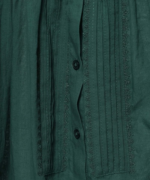 studio CLIP(スタディオクリップ)の「《高山都×INDIA IS BEAUTIFUL》コットンボイル刺繍ブラウス(シャツ/ブラウス・レディース・ブラック/ホワイト/グリーン・FREE)」の20枚目の写真