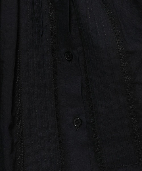 studio CLIP(スタディオクリップ)の「《高山都×INDIA IS BEAUTIFUL》コットンボイル刺繍ブラウス(シャツ/ブラウス・レディース・ブラック/ホワイト/グリーン・FREE)」の21枚目の写真