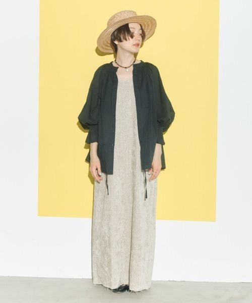 studio CLIP(スタディオクリップ)の「《高山都×INDIA IS BEAUTIFUL》コットンボイル刺繍ブラウス(シャツ/ブラウス・レディース・ブラック/ホワイト/グリーン・FREE)」の15枚目の写真