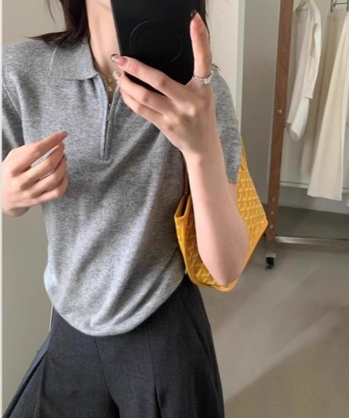 REBALANCE（リバランス）の「ニットポロ（ポロシャツ・レディース・A/B/D/C/E・FREE）」の12枚目の写真