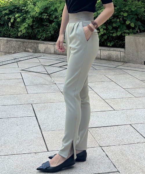 日本製美脚アジアフィットタックレギンスパンツ（その他パンツ