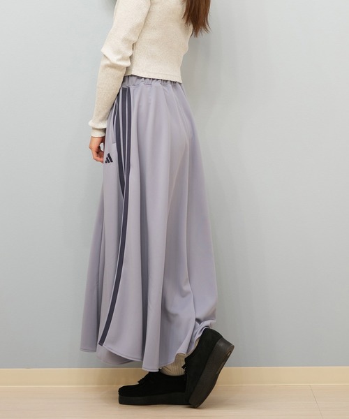 adidas（アディダス）の「adidas/アディダス Ｗ　ＭＨ ３Ｓ ＫＮ スカート SH903（スカート・レディース・ライトパープル/グレイッシュベージュ/ブラック・S/M/L）」の6枚目の写真