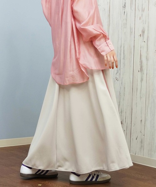 adidas（アディダス）の「adidas/アディダス Ｗ　ＭＨ ３Ｓ ＫＮ スカート SH903（スカート・レディース・ライトパープル/グレイッシュベージュ/ブラック・S/M/L）」の14枚目の写真