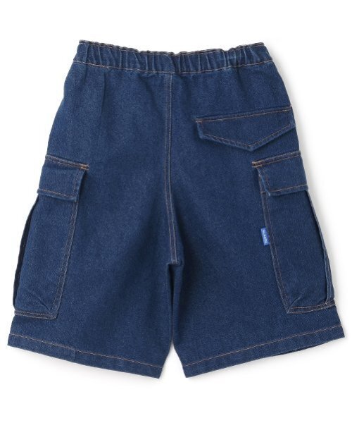 GLAZOS（グラソス）の「【SKIT0LY】冷感デニム・ハーフカーゴパンツ（デニムパンツ・キッズ・ダークブルー/ライトブルー・110cm/120cm/130cm/140cm/100cm）」の3枚目の写真