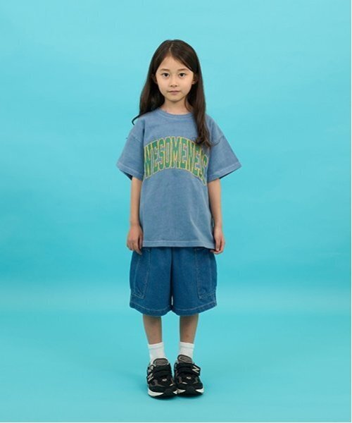 GLAZOS（グラソス）の「【SKIT0LY】冷感デニム・ハーフカーゴパンツ（デニムパンツ・キッズ・ダークブルー/ライトブルー・110cm/120cm/130cm/140cm/100cm）」の13枚目の写真