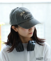 MLB Korea(GGr[RA)́yMLB KOREA/GGr[RAzVarsity Vintage Cursive Stitch Unstructured Ball Cap/o[VeB Be[WJ[VuXeb` AXgN`[ {[Lbv@ aespa Jip(Lbv)