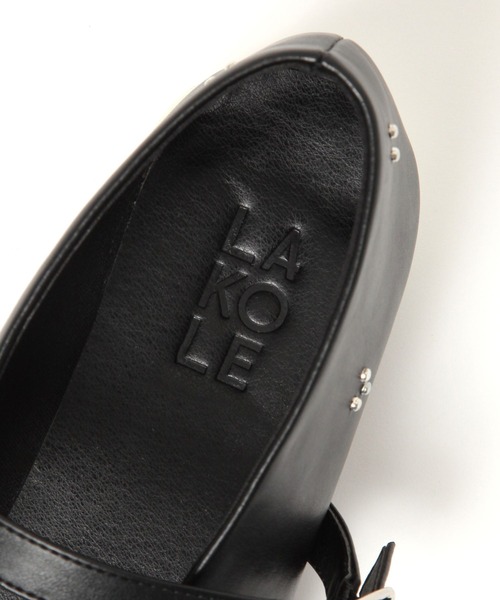 LAKOLE（ラコレ）の「スクエアアソートストラップパンプス / 572692（パンプス・レディース・ブラック/レッド/レオパード・MEDIUM/LARGE）」の19枚目の写真