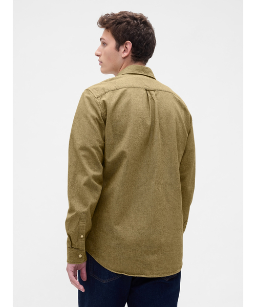 GAP（ギャップ）の「オックスフォードシャツ（シャツ/ブラウス・メンズ・ブルー/ブラウン/ベージュ/パープル・XS/S/M/L/XL）」の11枚目の写真