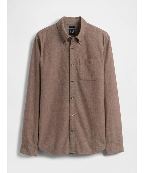 GAP（ギャップ）の「オックスフォードシャツ（シャツ/ブラウス・メンズ・ブルー/ブラウン/ベージュ/パープル・XS/S/M/L/XL）」の19枚目の写真