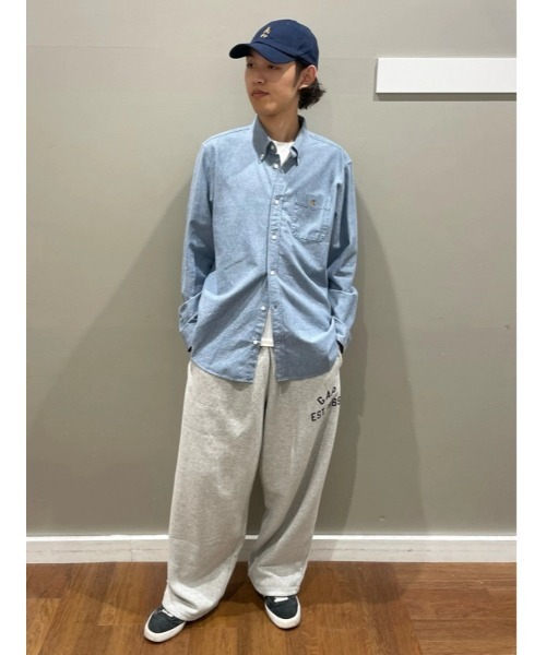 GAP（ギャップ）の「オックスフォードシャツ（シャツ/ブラウス・メンズ・ブルー/ブラウン/ベージュ/パープル・XS/S/M/L/XL）」の21枚目の写真