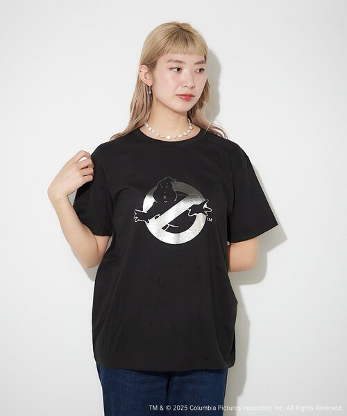 BIRTHDAY BAR（バースデイバー）の「【GHOSTBUSTERS ゴーストバスターズ】コットンTシャツ　ブラック（Tシャツ/カットソー・レディース・ブラック・0）」の2枚目の写真