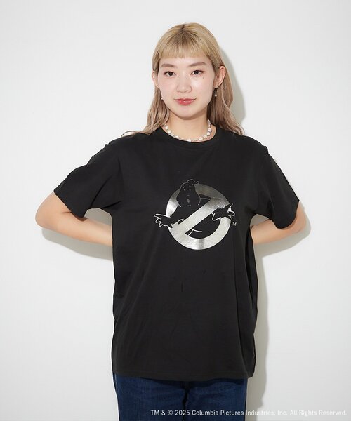 BIRTHDAY BAR（バースデイバー）の「【GHOSTBUSTERS ゴーストバスターズ】コットンTシャツ　ブラック（Tシャツ/カットソー・レディース・ブラック・0）」の3枚目の写真