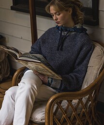 BEAMS PLUS | インレイ クルーネック ニット(ニット/セーター)