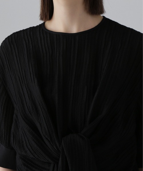 ADORE(アドーア)の「ワッシャーシアーリボンブラウス(シャツ/ブラウス・レディース・ホワイト/ブラック・38)」の5枚目の写真