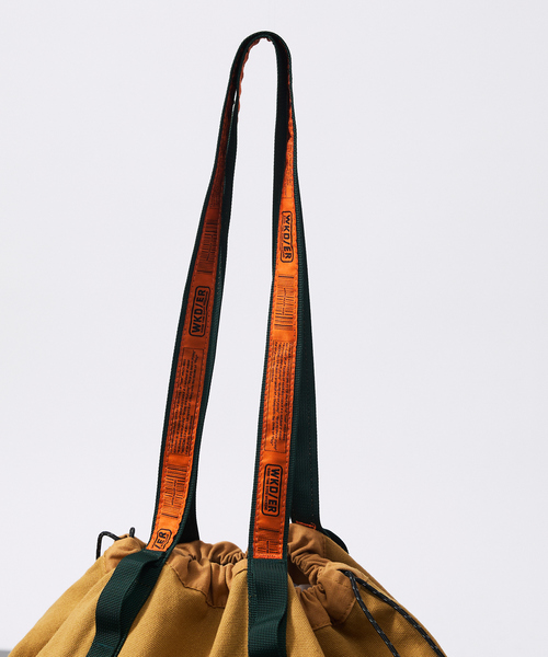 WEEKEND(ER)(ウィークエンダー)の「【WEEKEND(ER)/ウィークエンダー】CANVAS TOTE/トートバッグ/キャンバス/A4【WEB限定】(トートバッグ・メンズ・ブラウン/ブラック・フリー)」の8枚目の写真