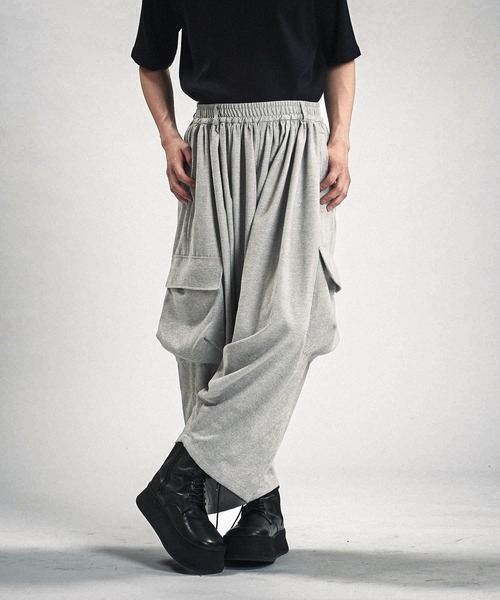 セール】【NO ID.】Sarouel Cargo Trousers / サルエル カーゴ