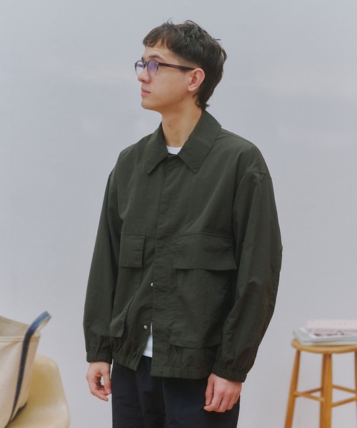 MAISON CLUB(メゾンクラブ)の「【MAISON CLUB】Hunting Nylon Blouson KKP/ ハンティングナイロンブルゾン ミリタリージャケット /CWU-45 ジャングルファティーグジャケット CPOジャケット(ミリタリージャケット・メンズ・ブラック/カーキ/グレー・M/L)」の3枚目の写真