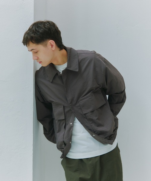 MAISON CLUB(メゾンクラブ)の「【MAISON CLUB】Hunting Nylon Blouson KKP/ ハンティングナイロンブルゾン ミリタリージャケット /CWU-45 ジャングルファティーグジャケット CPOジャケット(ミリタリージャケット・メンズ・ブラック/カーキ/グレー・M/L)」の14枚目の写真