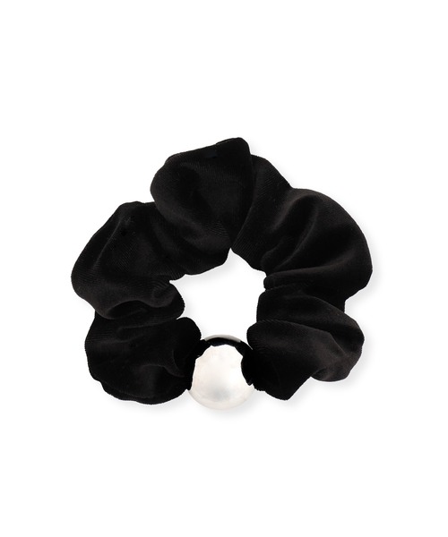 VIS（ビス）の「ボールシュシュ（シュシュ・レディース・シルバー/ホワイト・FREE）」の4枚目の写真