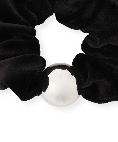 VIS（ビス）の「ボールシュシュ（シュシュ・レディース・シルバー/ホワイト・FREE）」の6枚目の写真