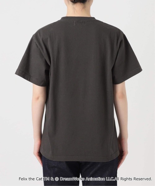 BALMYDAY'S(バルミーデイズ)の「《WEB限定/追加3》BALMYDAYS / バルミーデイズ SLOBE別注 FELIX TEE(Tシャツ/カットソー・レディース・ネイビー/ブラック・FREE)」の20枚目の写真