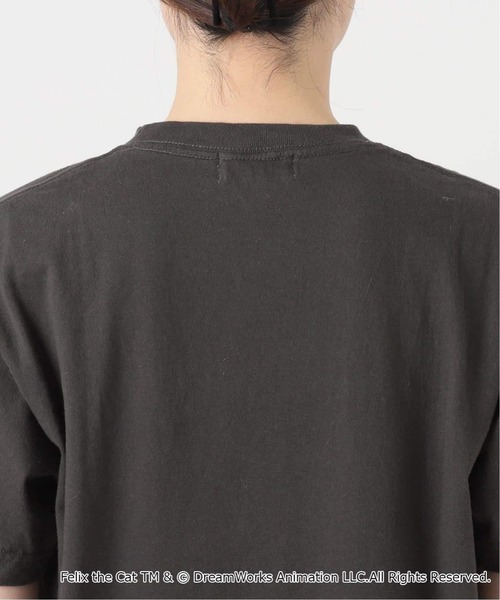 BALMYDAY'S(バルミーデイズ)の「《WEB限定/追加3》BALMYDAYS / バルミーデイズ SLOBE別注 FELIX TEE(Tシャツ/カットソー・レディース・ネイビー/ブラック・FREE)」の22枚目の写真