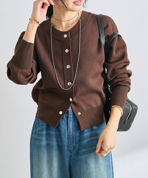 RIVE DROITE（リヴドロワ）の「【2WAY仕様】ダブルフェイスニット