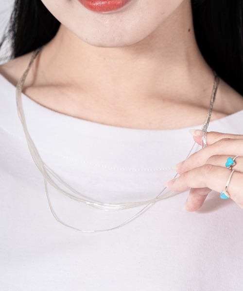 Harpo(アルポ)の「【Harpo/アルポ】シルバー 五連 ネックレス インディアンジュエリー 58cm(ネックレス・レディース・シルバー・FREE)」の10枚目の写真