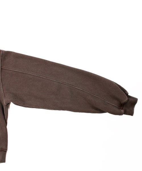 Universal Style Wear（ユニバーサルスタイルウェア）の「Universal Style Wear ピグメント "HUTON" フーディー（パーカー・メンズ・ブラウン/スミクロ/オフホワイト/カーキ・X-LARGE/LARGE/MEDIUM）」の18枚目の写真