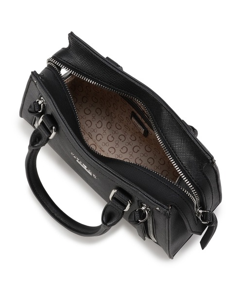 Guess（ゲス）の「WRENLEY Small Satchel ハンドバッグ（ショルダーバッグ・レディース・ブラック・ONE SIZE）」の6枚目の写真