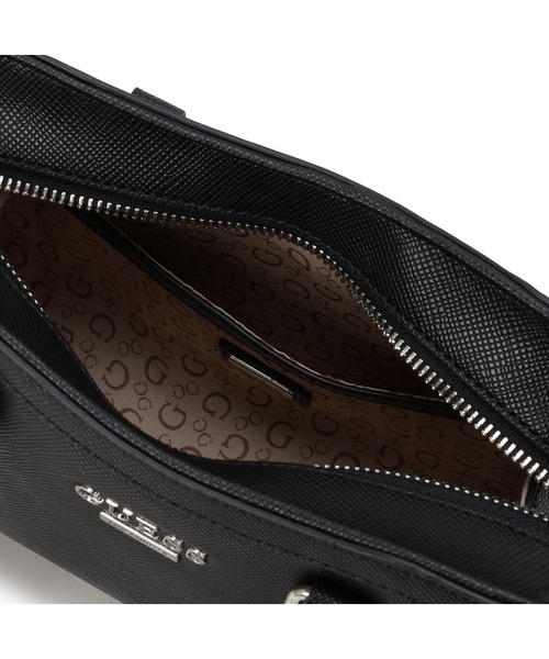 Guess（ゲス）の「WRENLEY Small Satchel ハンドバッグ（ショルダーバッグ・レディース・ブラック・ONE SIZE）」の13枚目の写真