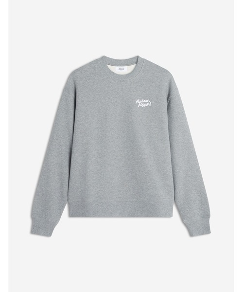 Maison Kitsune（メゾンキツネ）の「MAISON KITSUNE HANDWRITING COMFORT SWEATSHIRT（スウェット・メンズ・ブラック×ホワイト/グレー/ネイビー/アイボリー・XL/L/M/S/XS）」の3枚目の写真