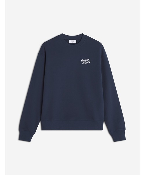 Maison Kitsune（メゾンキツネ）の「MAISON KITSUNE HANDWRITING COMFORT SWEATSHIRT（スウェット・メンズ・ブラック×ホワイト/グレー/ネイビー/アイボリー・XL/L/M/S/XS）」の18枚目の写真