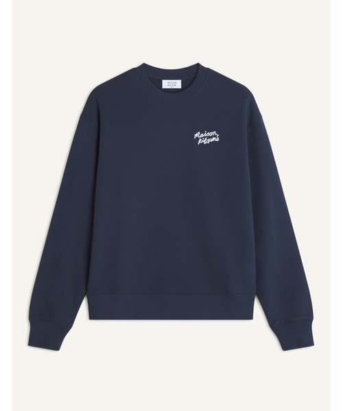 Maison Kitsune(メゾンキツネ)の「MAISON KITSUNE HANDWRITING COMFORT SWEATSHIRT(スウェット・メンズ・ブラック×ホワイト/グレー/ネイビー/アイボリー/ダークブラウン系・XL/L/M/S/XS)」の8枚目の写真
