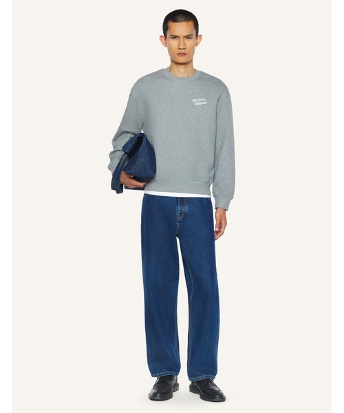 Maison Kitsune(メゾンキツネ)の「MAISON KITSUNE HANDWRITING COMFORT SWEATSHIRT(スウェット・メンズ・ブラック×ホワイト/グレー/ネイビー/アイボリー/ダークブラウン系・XL/L/M/S/XS)」の20枚目の写真