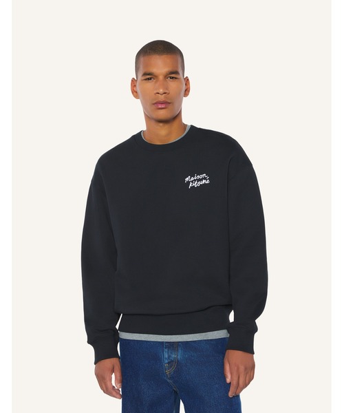 Maison Kitsune(メゾンキツネ)の「MAISON KITSUNE HANDWRITING COMFORT SWEATSHIRT(スウェット・メンズ・ブラック×ホワイト/グレー/ネイビー/アイボリー/ダークブラウン系・XL/L/M/S/XS)」の16枚目の写真